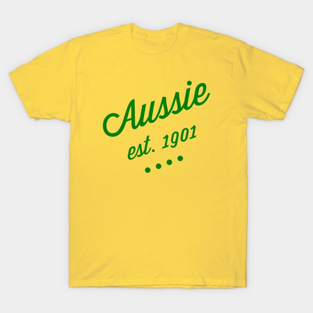 Aussie T-Shirt by MessageOnApparel